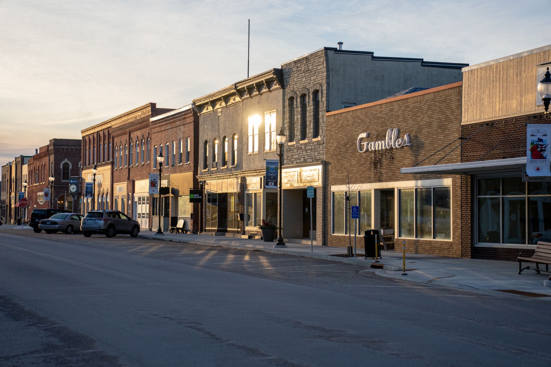 Walkable commercial street, representative of the Downtown West Orange redevelopment