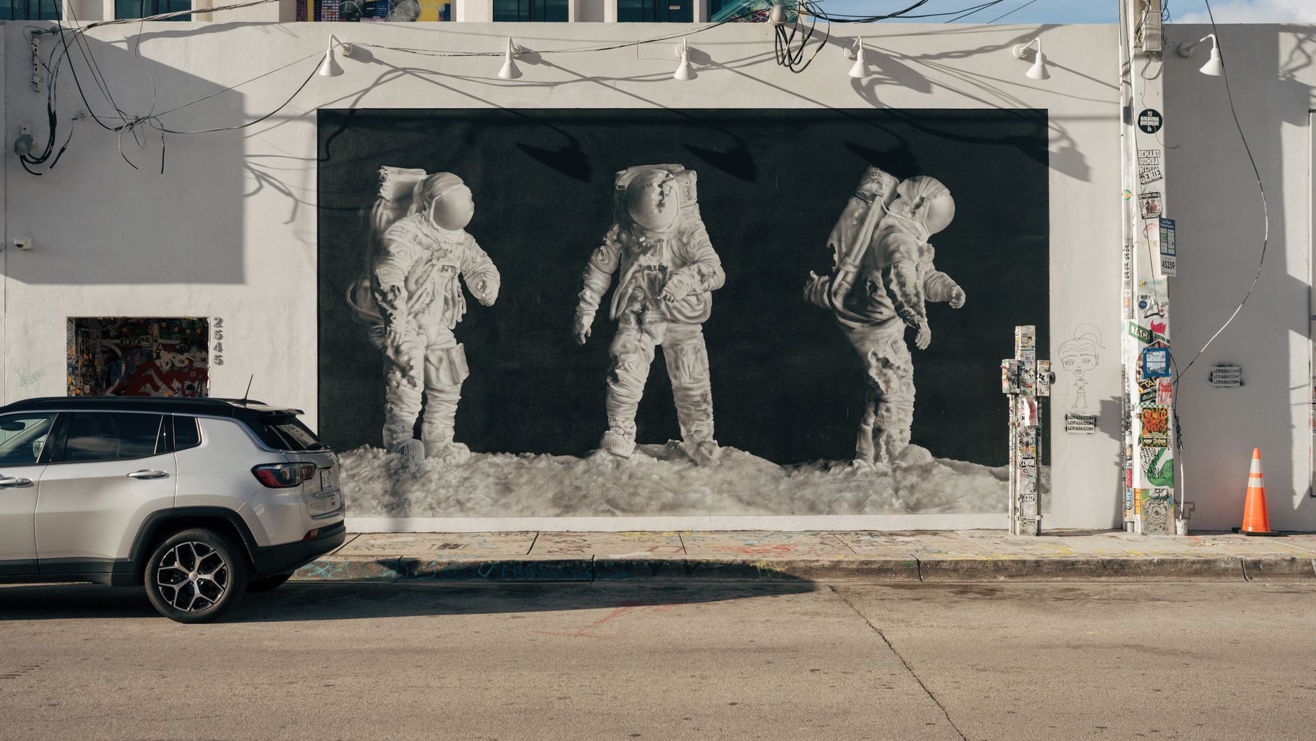 Street-art wall, representative of the Wynwood Walls district