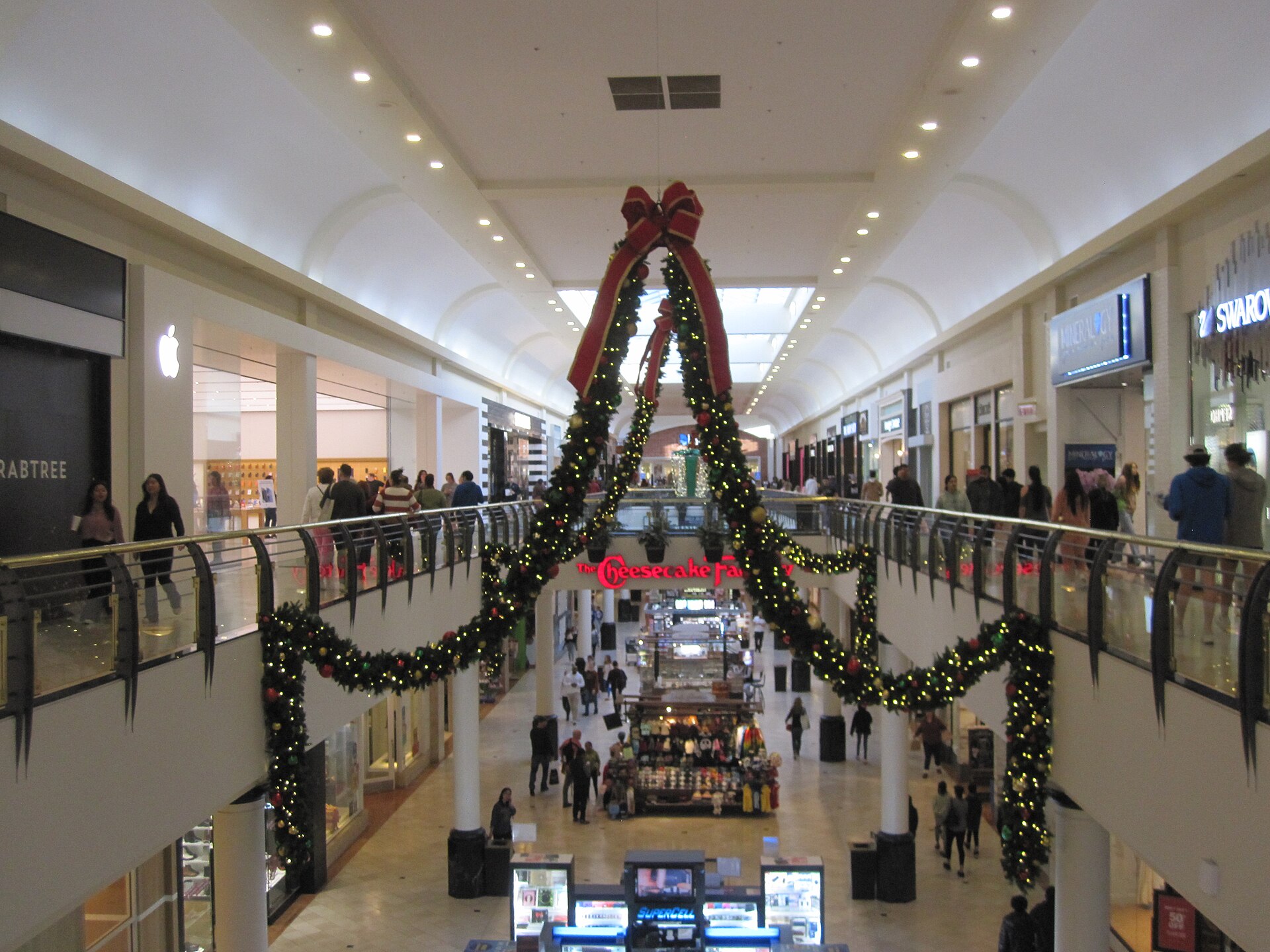 Interior of Crabtree Valley Mall