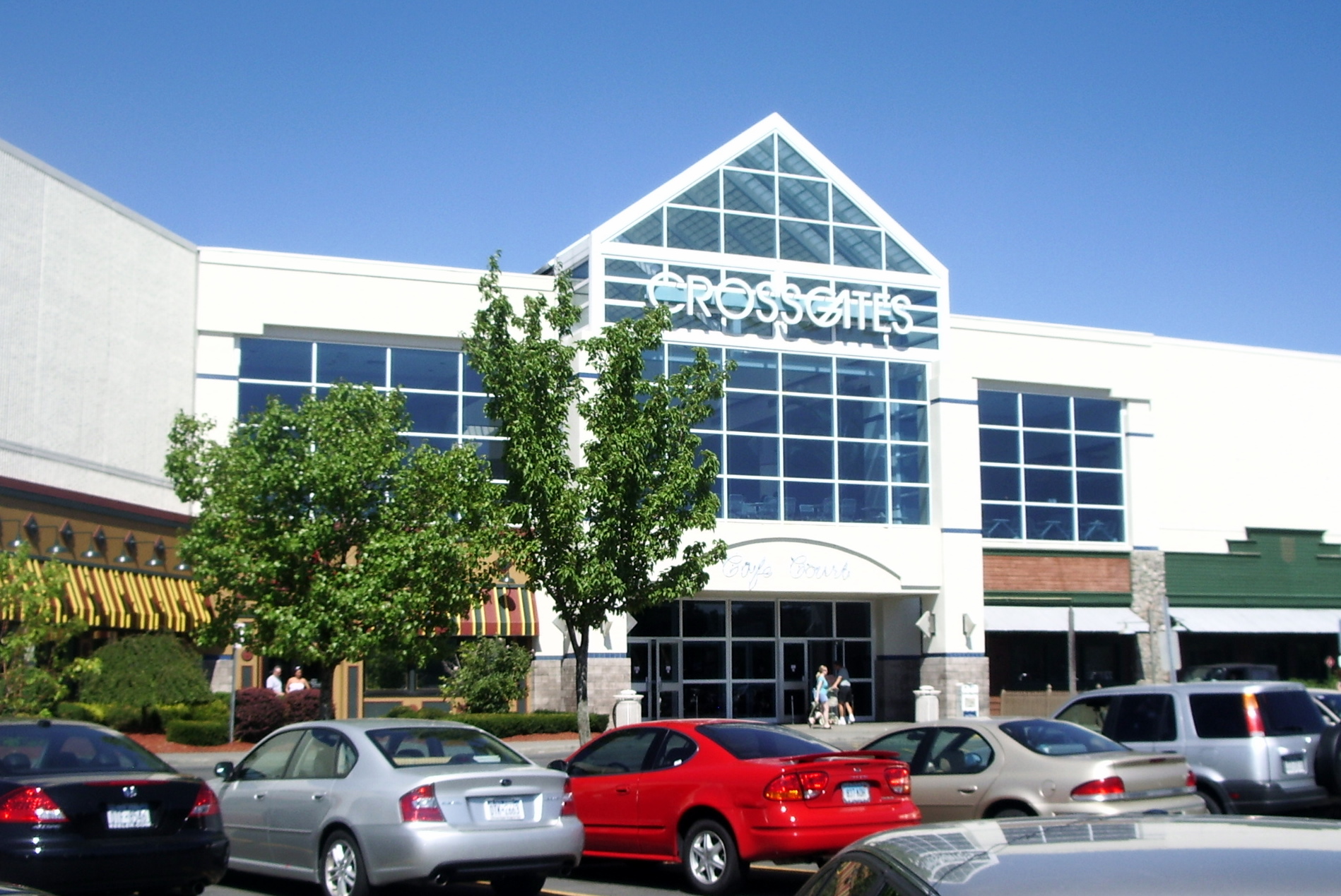 Main entrance of Crossgates Mall in Guilderland, New York