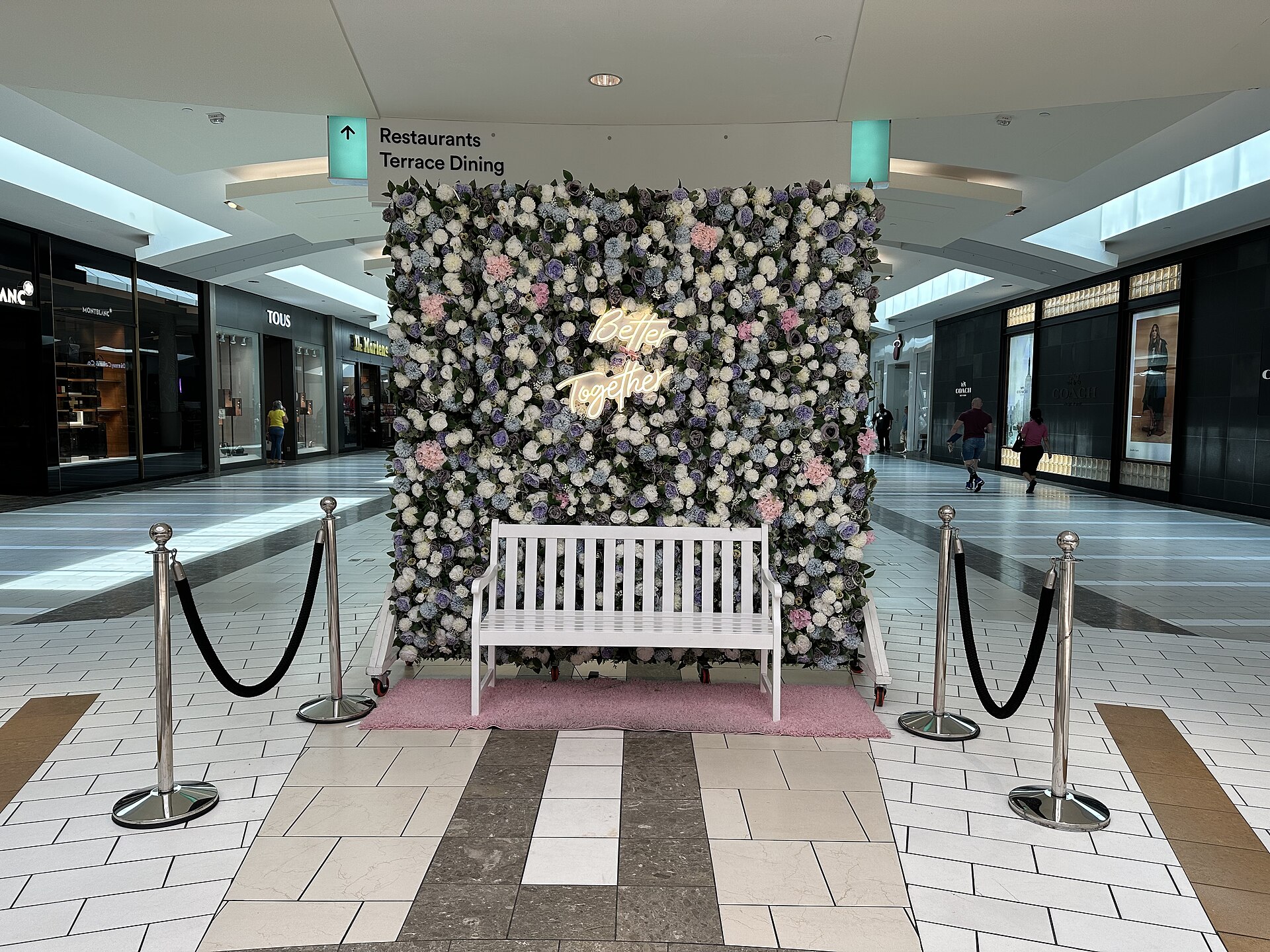 Interior of Dadeland Mall in Kendall, Florida
