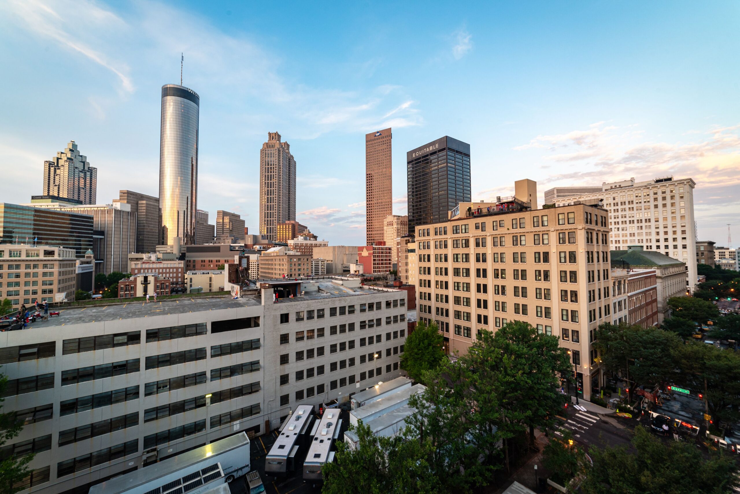 Metro Atlanta skyline — representative of the Decatur, GA commercial market