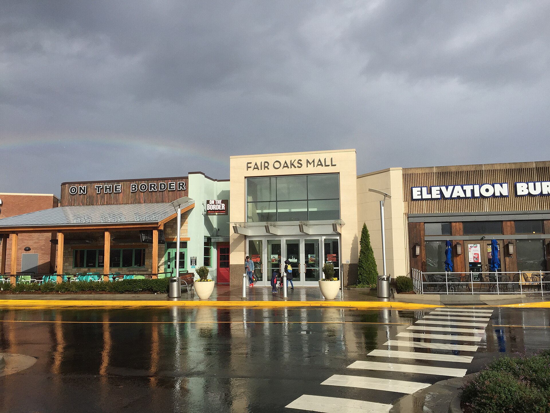 Entrance to Fair Oaks Mall in Fairfax County, Virginia