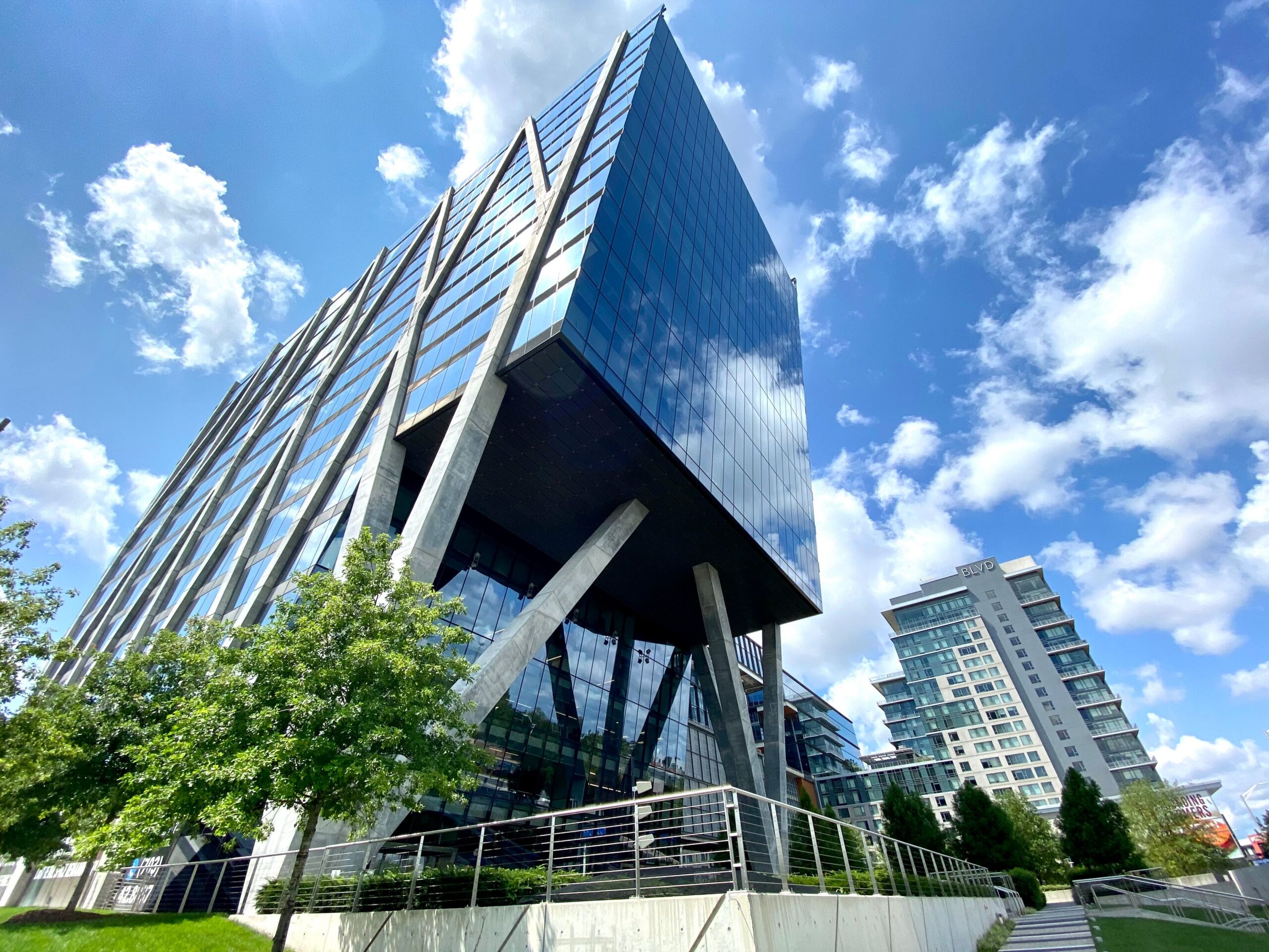 Modern office tower, Reston, Virginia