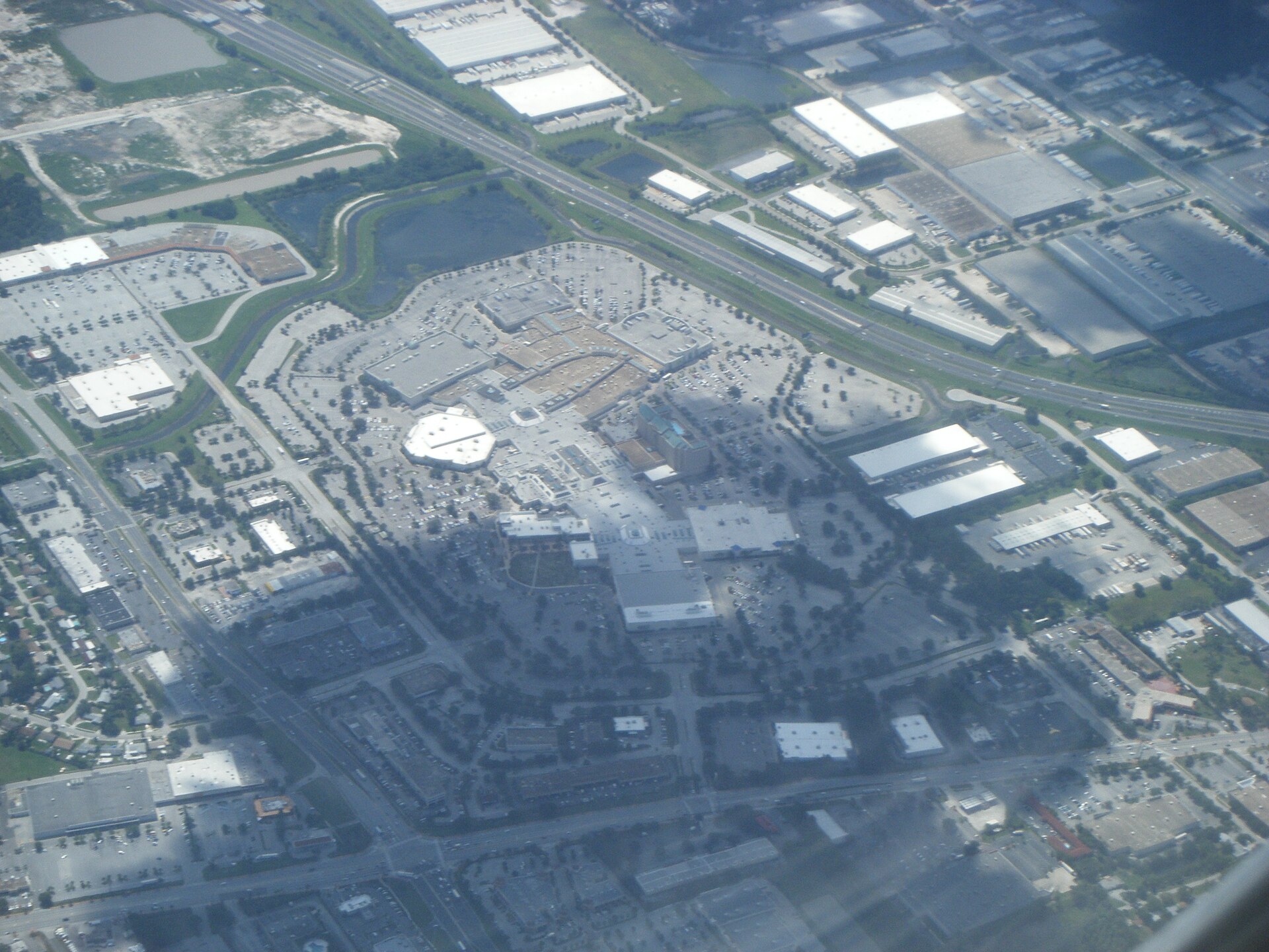Aerial view of The Florida Mall in Orlando