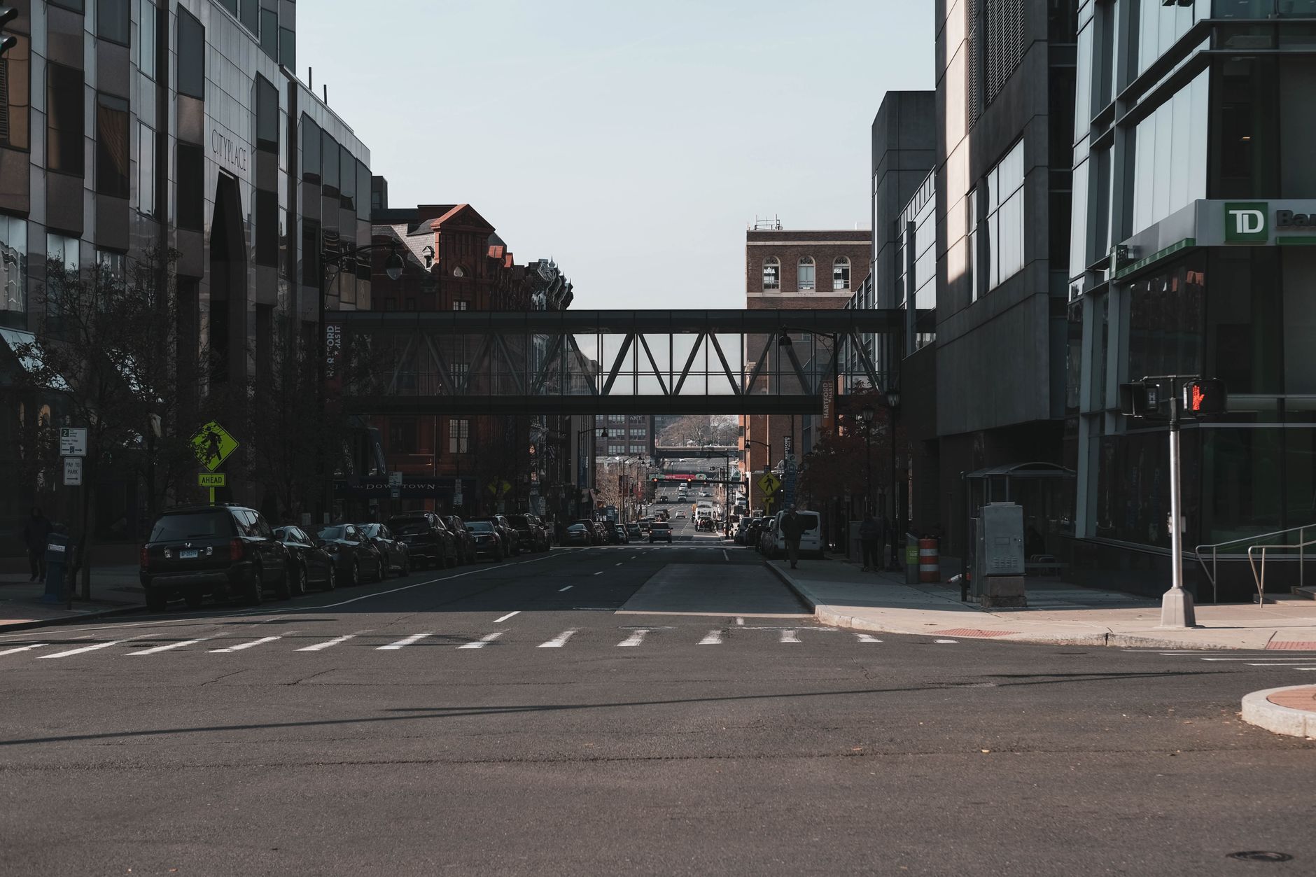 Downtown Hartford, representative of Connecticut's capital and insurance district