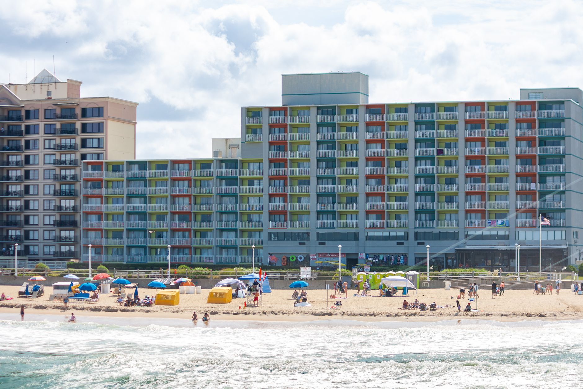Virginia Beach oceanfront hotel, representative of the Hampton Roads hospitality market